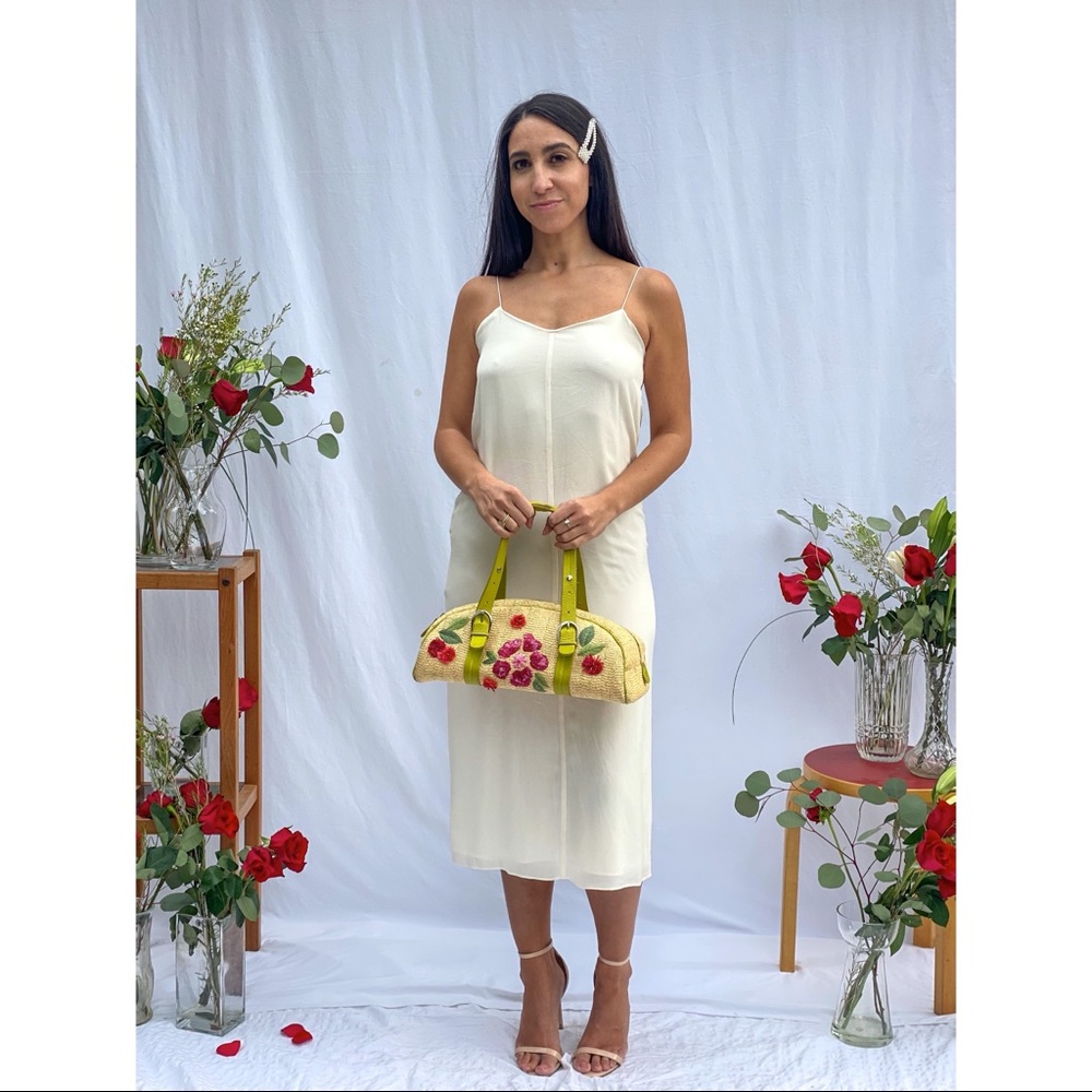 T by Alexander Wang chiffon spaghetti strap dress